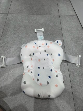 Bañera Plegable Bebé Azul y Blanca