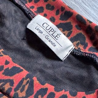 Vestido Leopardo Cuplé Talla L
