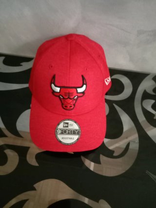 Gorra New Era Chicago Bulls Roja Ajustable