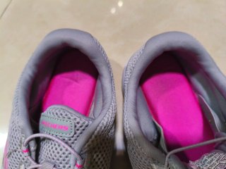 Zapatillas Skechers Gris y Rosa
