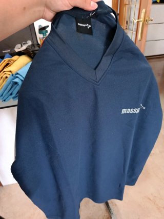 Camiseta Masspro Azul y Blanca
