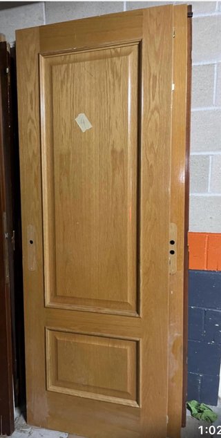 Puerta de madera de roble para de interior