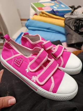 Zapatillas deportivas mujer blancas y rosas