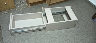 Cajón aglomerado textura textil
