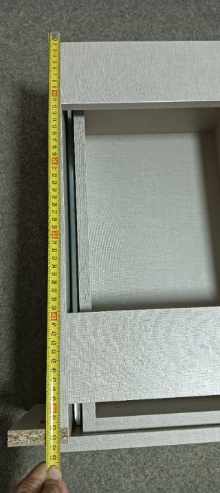 Cajón aglomerado textura textil