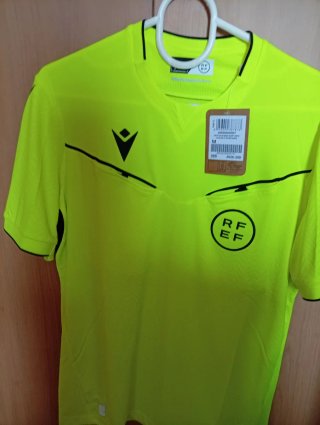 Camiseta Árbitro Macron Amarilla 26-27