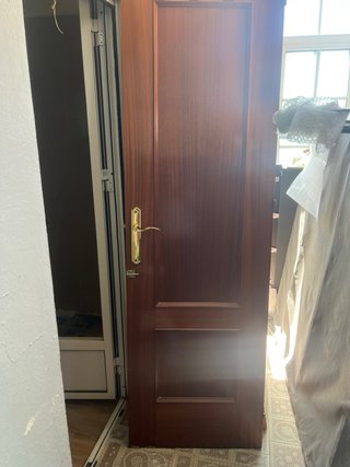 Puertas de paso madera y cristal
