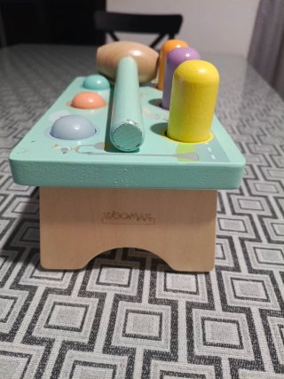 Juego de martillo de madera para niños