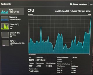 PC Gaming i5 RX 5700 RGB Azul