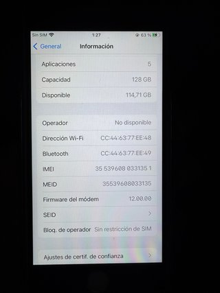 iPhone 6S 128GB Plata/Oro
