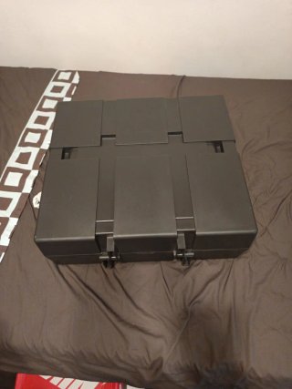 Máquina de escribir Olivetti Studio 46 azul.caja