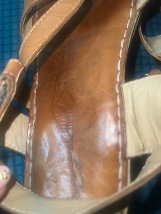 Sandalias de piel talla 38
