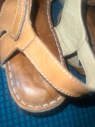 Sandalias de piel talla 38