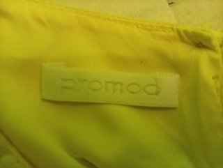 Vestido amarillo Promod verano