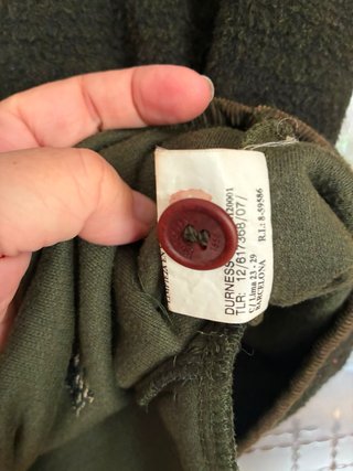 Chaleco Burberry Lana Marrón y Verde