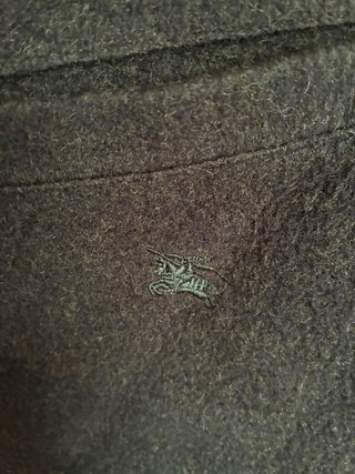 Chaleco Burberry Lana Marrón y Verde