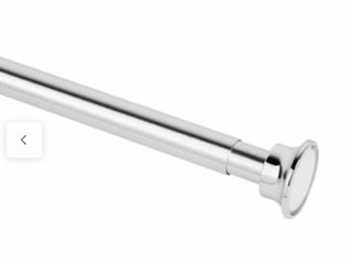 Barra Cortina Baño Cromo Extensible 120-220cm
