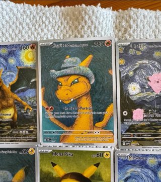 Cartas Pokémon Fan Art Van Gogh
