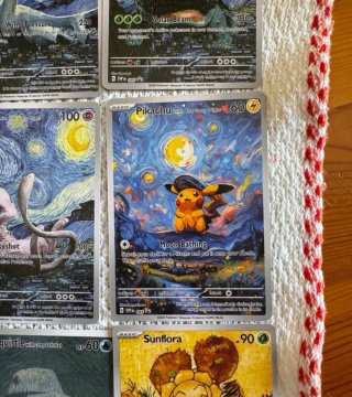 Cartas Pokémon Fan Art Van Gogh