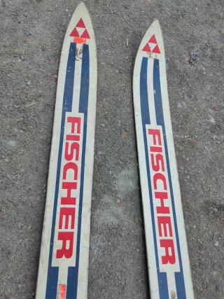 Esquís Vintage Fischer SC4 Turbo + Fijaciones