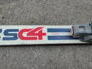Esquís Vintage Fischer SC4 Turbo + Fijaciones