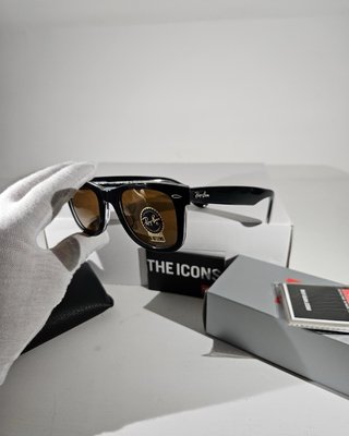 Occhiali Ray-Ban Wayfarer Black Brown