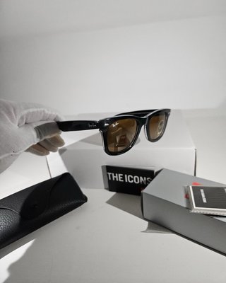 Occhiali Ray-Ban Wayfarer Black Brown