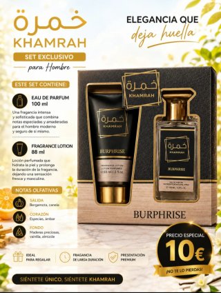 Set de Perfume Khamrah Eau de Parfum y Loción