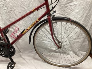 bicicleta paseo peugeot city bike