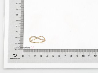 anillo oro 18k con piedra con circonita t. 15 (17,52 mm)