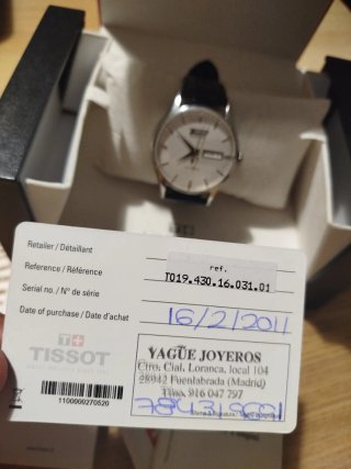 Reloj Tissot Visodate Automático