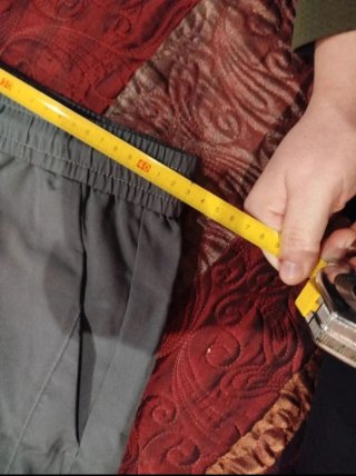Pantalón gris oscuro hombre talla 36
