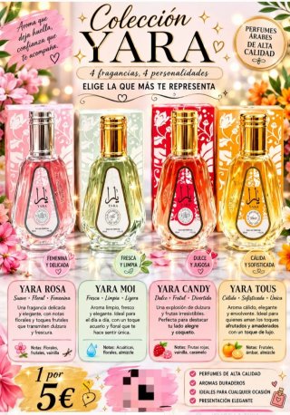 Colección Yara Perfumes Árabes Alta Calidad