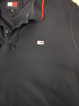 Polo Tommy Hilfiger XL Azul marino m/corta