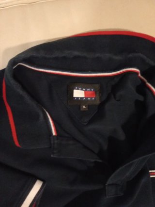 Polo Tommy Hilfiger XL Azul marino m/corta