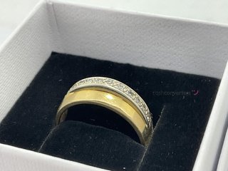anillo oro 18k con piedra