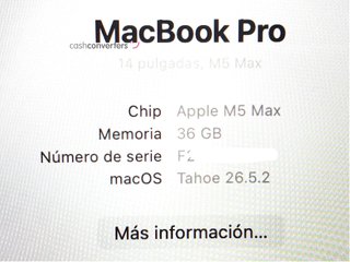 portatil apple apple macbook pro m5 max