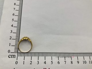 anillo oro 18k con piedra