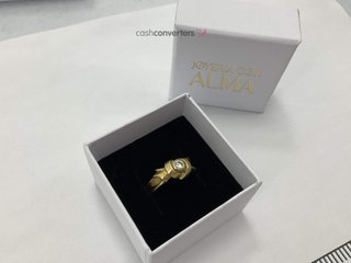 anillo oro 18k con piedra