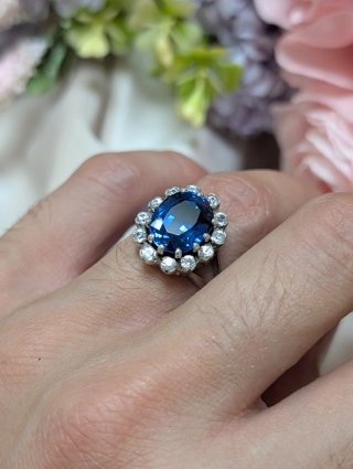 Anillo Zafiro Sri Lanka