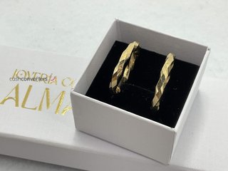 pendientes oro 14k