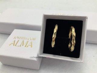 pendientes oro 14k