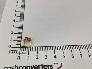 pendientes oro 18k con piedra