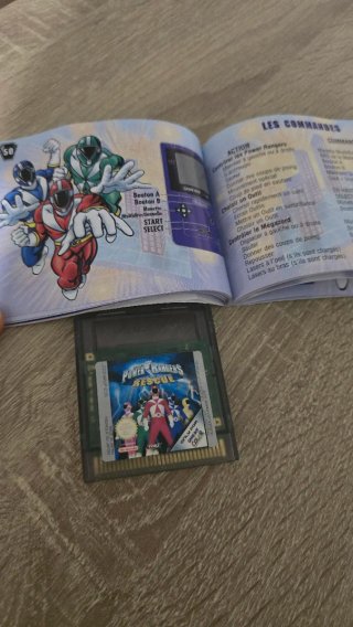 Power Rangers Rescue Game Boy Color + Manual