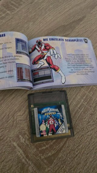 Power Rangers Rescue Game Boy Color + Manual