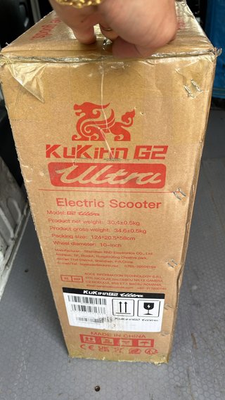 Patinete Eléctrico Kukirin G2 Ultra