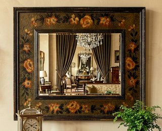 Espejo decorativo floral