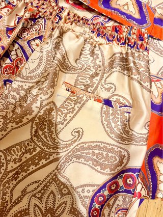 Conjunto Zara Estampado Paisley