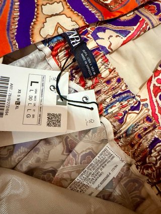 Conjunto Zara Estampado Paisley