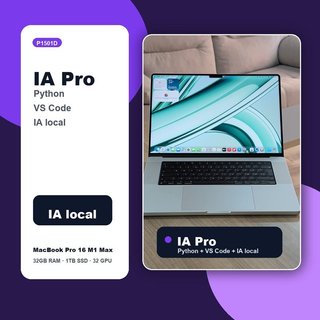 Macbook Pro 16 2021 M1 MAX 10C 32GB 1TB SSD IA Pro